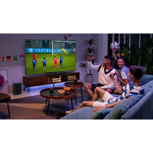 TCL Smart TV QLED Mini LED 85C805 Seria C805 215cm gri-negru 4K UHD HDR
