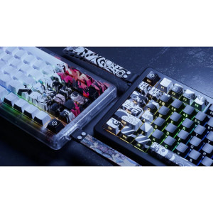 QwertyKey 75 HE Momo Hall Effect RGB Black Magnetic Switch Mecanica