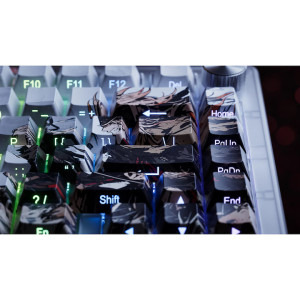 QwertyKey 75 HE Striker Hall Effect RGB White Magnetic Switch Mecanica