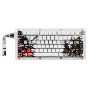 QwertyKey 75 HE Striker Hall Effect RGB White Magnetic Switch Mecanica