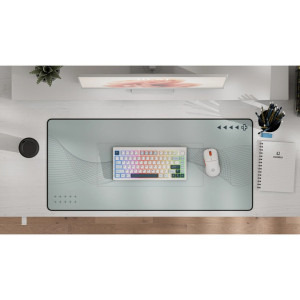 QwertyKey 75 Pro V2 RGB White Tactil Prelubrifiat V2 Switch Mecanica