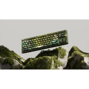 QwertyKey 80 Leaf RGB Green Liniar Prelubrifiat Switch Mecanica