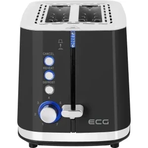 ECG Prajitor de paine Vintage ST 2766 Nero, 925W, Negru