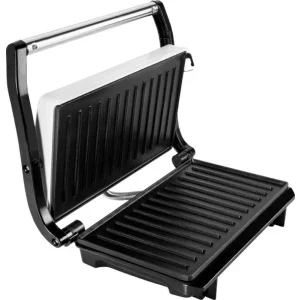 ECG Sandwich maker Panini S1070, 700W, Negru/Argintiu
