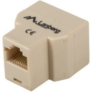 Lanberg Cupla RJ45 1 la 2, Maro AD-RJ45-2RJ45-OU