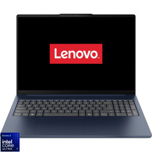 Lenovo 16'' IdeaPad Slim 5 16IPH11, 2.8K OLED 120Hz, Procesor Intel® Core™ Ultra 7 356H (18M Cache, up to 4.70 GHz), 32GB DDR5, 1TB SSD, Intel Graphics, No OS, Cosmic Blue