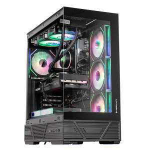 PC Gaming DRAGON Elite Advanced Edition, AMD Ryzen 7 7700X3D 4.0GHz, 32GB DDR5, 2TB SSD, RX 9070 GRE 12GB GDDR6, Iluminare RGB