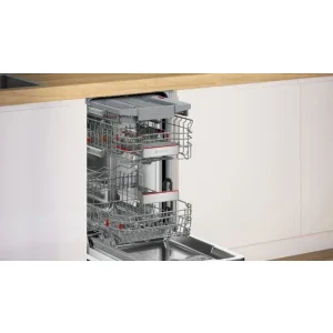 Bosch SPI6EMS21E, Slim, 10 seturi, 8 programe, Clasa B, EcoSilence Drive, EfficientDry, VarioFlex Pro, AquaStop, AquaSensor, ActiveWater, Home Connect, 45 cm
