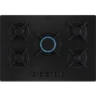 Plita incorporabila Electrolux KGG753723L, Gaz, 5 arzatoare, Aprindere electrica integrata, Sistem de siguranta, Gratar fonta, Wok, 75 cm, Inox