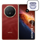 Smartphone Honor Magic V6, 512GB, 16GB RAM, Dual SIM 5G, 4-Camere, Red + Casti HONOR Choice Earbuds Clip Purple incluse