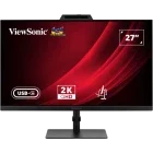 Monitor LED ViewSonic VG2741V-2K 27 inch QHD IPS 4 ms 120 Hz Webcam USB-C