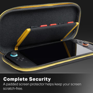 POWERA Slim Case Pikachu Storm Black/Yellow pentru Nintendo Switch 2
