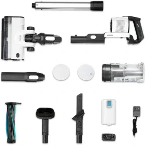 Levoit V200, vertical, 180W, 0.75L, Alb/Negru