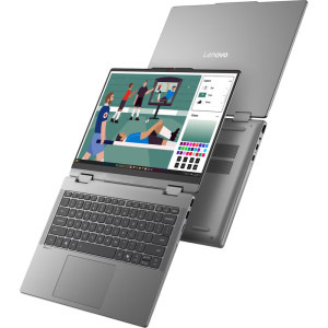 Lenovo 14'' IdeaPad 5 2-in-1 14IPH11, WUXGA IPS Touch, Procesor Intel® Core™ Ultra 5 322 (12M Cache, up to 4.40 GHz), 16GB DDR5, 512GB SSD, Intel Graphics, No OS, Luna Grey