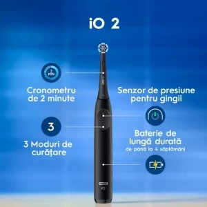 Oral-B Set 2x Periute de dinti electrice iO2 Negru & Verde
