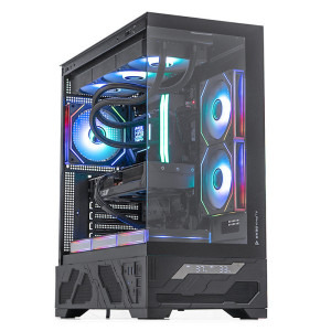 PC Gaming DRAGON Pro Advanced Edition, AMD Ryzen 7 5800X3D 3.4GHz, 32GB DDR4, 1TB SSD, RX 7700 XT 12GB GDDR6, Iluminare RGB