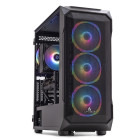 PC Gaming BALAUR Epic Prime Advanced Edition, Intel i5-14400F 2.5GHz, 32GB DDR4, 1TB SSD, RTX 5070 12GB GDDR7, Iluminare RGB