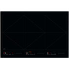 Plita incorporabila AEG NIR86T08FB, Inductie, 6 zone de gatit, PowerBoost, ActiveTouch, Hob2Hood, 75 cm, Negru