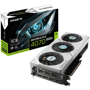 Placa video GIGABYTE GeForce RTX 4070 SUPER EAGLE OC ICE 12GB