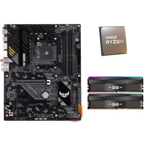AMD Ryzen 7 5800X3D 3.4GHz + TUF GAMING B550-PLUS WIFI II + 32GB DDR4 RGB