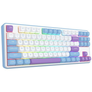 Redragon Star Blade Pro RGB TKL Alb-Mov Switch -uri liniare Mint Mambo Mecanica