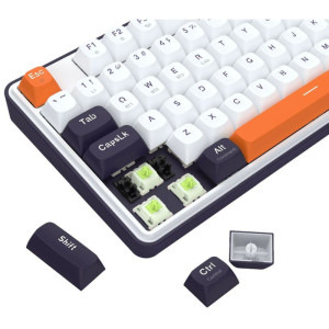 Redragon Wyvern RGB Alb-Portocaliu Switch-uri liniare Mint Mambo Mecanica