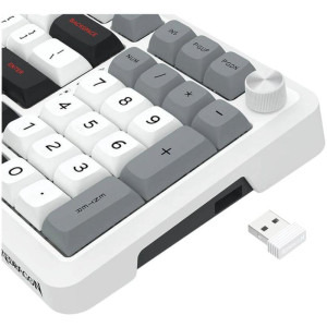 Redragon Bragi Pro Alb-Gri RGB Switch-uri Liniare Redragon Gri Mecanica