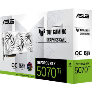 ASUS GeForce RTX 5070 Ti TUF GAMING WHITE OC 16GB GDDR7 256-bit DLSS 4.0