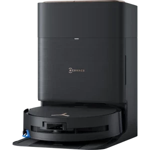 Aspirator robot Ecovacs DEEBOT X9 Pro OMNI, Li-Ion 6400 mAh, 16600Pa, 0.22 L + 3L, Negru