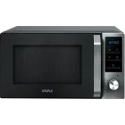 Cuptor cu microunde VIVAX MWO-2079BG, 20 L, 700 W, Grill, Negru/Argintiu