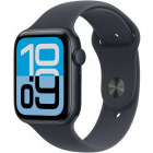 SmartWatch Apple Watch SE 3 (2025), Cellular, GPS, 44mm Aluminium Midnight cu Midnight Sport Band - M/L