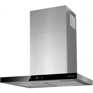 Hota Turbionaire decorativa TMA60WS, Putere de absorbtie 800 m3/h, Iluminare LED, Clasa A++, 60 cm, Inox