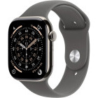 SmartWatch Apple Watch Series 11, Cellular, GPS, 42mm Carcasa Natural Titanium, Stone Grey Sport Band - M/L