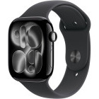 SmartWatch Apple Watch Series 11, Cellular, GPS, 46mm Aluminium Jet Black, Black Sport Band - S/M