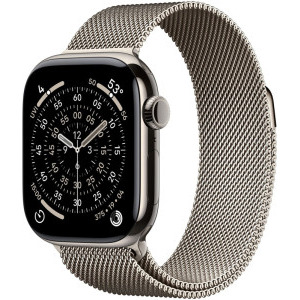 SmartWatch Apple Watch Series 11, Cellular, GPS, 46mm Carcasa Natural Titanium, Natural Milanese Loop - M/L