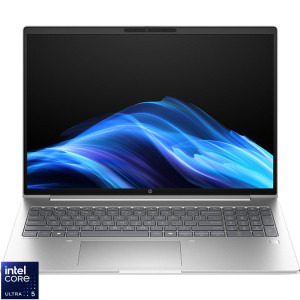 Laptop HP 16 ProBook 4 G1i 16, WUXGA IPS, Procesor Intel® Core™ Ultra 5 225U (12M Cache, up to 4.80 GHz), 16GB DDR5, 512GB SSD, Intel Graphics, Free DOS, Silver