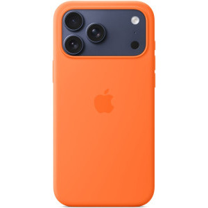 Apple Protectie pentru spate, material silicon pentru iPhone 17 Pro Max, culoare Orange
