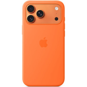 Apple Protectie pentru spate, material silicon pentru iPhone 17 Pro Max, culoare Orange