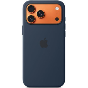 Apple Protectie pentru spate, material silicon pentru iPhone 17 Pro, culoare Midnight