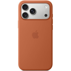 Apple Protectie pentru spate, material silicon pentru iPhone 17 Pro, culoare Terra Cotta
