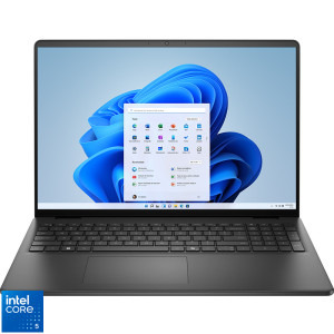 Laptop DELL 16 DC16250, FHD+, Procesor Intel® Core™ 5 120U (12M Cache, up to 5.00 GHz), 16GB DDR5, 1TB SSD, Intel Graphics, Win 11 Pro, Carbon Black, 3Yr ProSupport