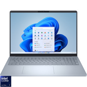 Laptop DELL 16 Plus DB16250, FHD+ Touch, Procesor Intel® Core™ Ultra 7 258V (12M Cache, up to 4.80 GHz), 32GB LPDDR5X, 1TB SSD, Intel Arc 140V, Win 11 Pro, Ice Blue, 3Yr CIS
