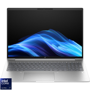 HP 16'' ProBook 4 G1i 16, WUXGA IPS, Procesor Intel® Core™ Ultra 7 255H (24M Cache, up to 5.10 GHz), 24GB DDR5, 1TB SSD, GeForce RTX 3050 4GB, Free DOS, Silver