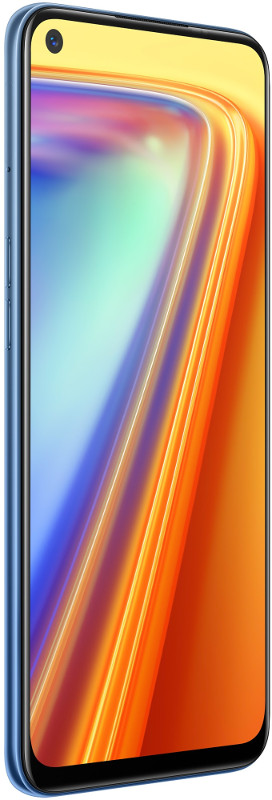 Smartphone Realme 7, Ecran 90Hz, Gorilla Glass, 64GB, 6GB RAM, Dual SIM, 4G, 5-Camere, Baterie 5000 mAh, 3-Card Slot, 30W Dart Charge, Mist Blue