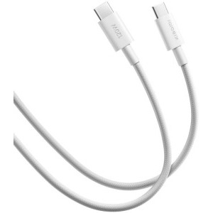 Xiaomi USB-C Male la USB-C Male, 1 m, White, amperaj maxim suportat 6A