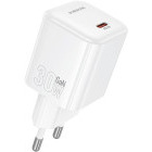 Incarcator retea Borofone BN34, 1x USB-C, Quick Charge 30 W, White