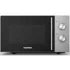 Cuptor cu microunde Heinner HMW-20MSS, 20 L, 700 W, Negru/Inox