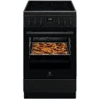 Electrolux LKR564277K, Vitroceramica, 4 zone de gatit, SteamBake , Autocuratare catalitica, Timer, Grill, AirFry, Clasa A, 50 cm, Negru