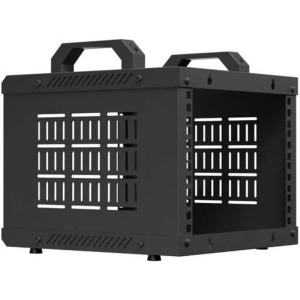 Lanberg OR10-2304-B 4U, Stand alone open rack, 280 x 300, Negru
