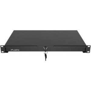Lanberg AK-2002-B Sertar rack 1U, 19", Negru